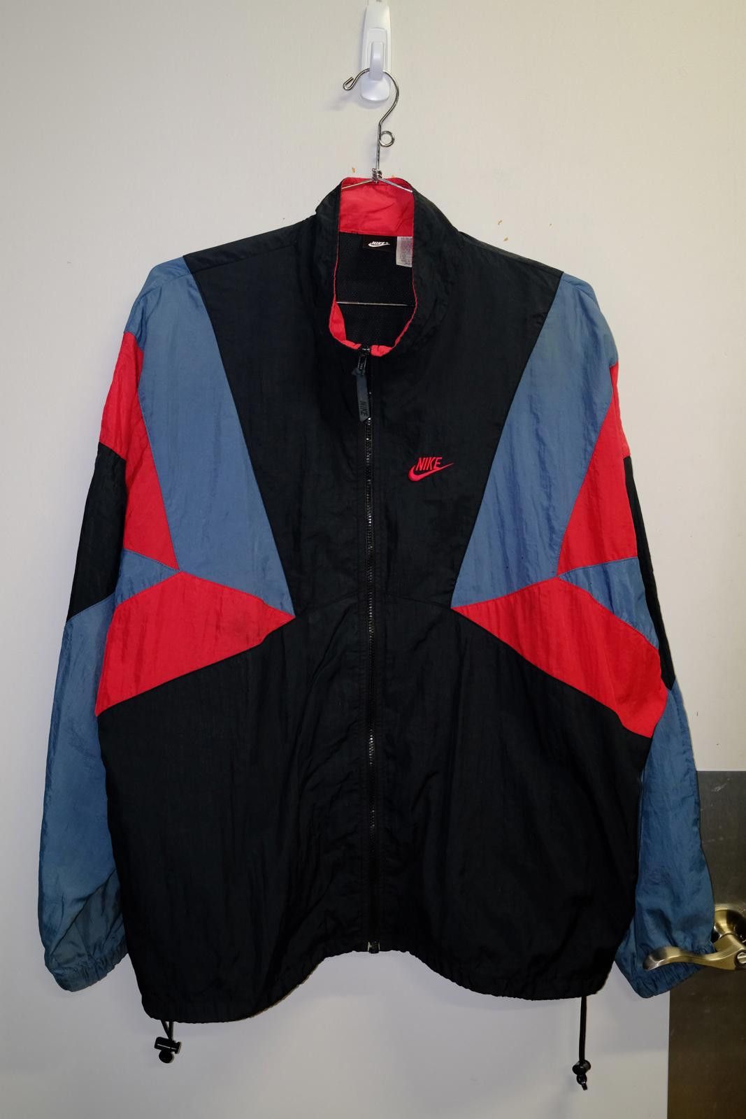 Nike 00's Nike Check Logo Windbreaker Size XL / US 12-14 / IT 48-50 - 1 Thumbnail
