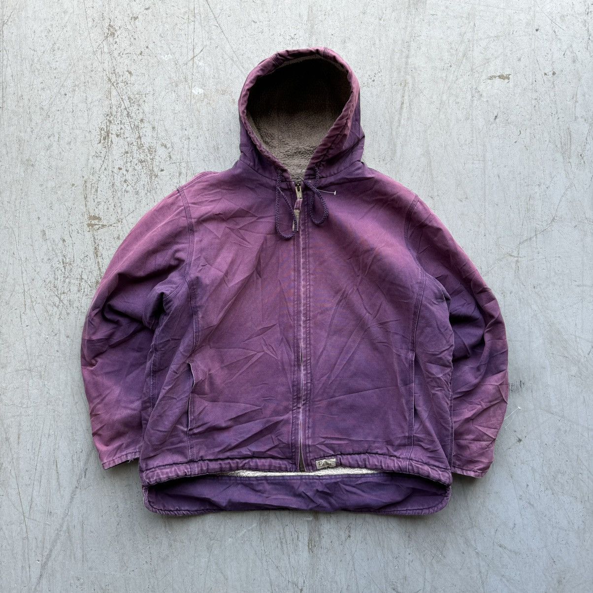 Carhartt × Vintage Vintage Carhartt style Purple Faded Distressed Jacket Hooded Size US XL / EU 56 / 4 - 1 Thumbnail