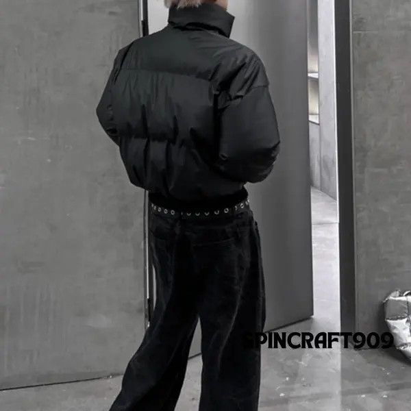 VIBE Black Long Neck Puffer Jacket Size US M / EU 48-50 / 2 - 5 Thumbnail