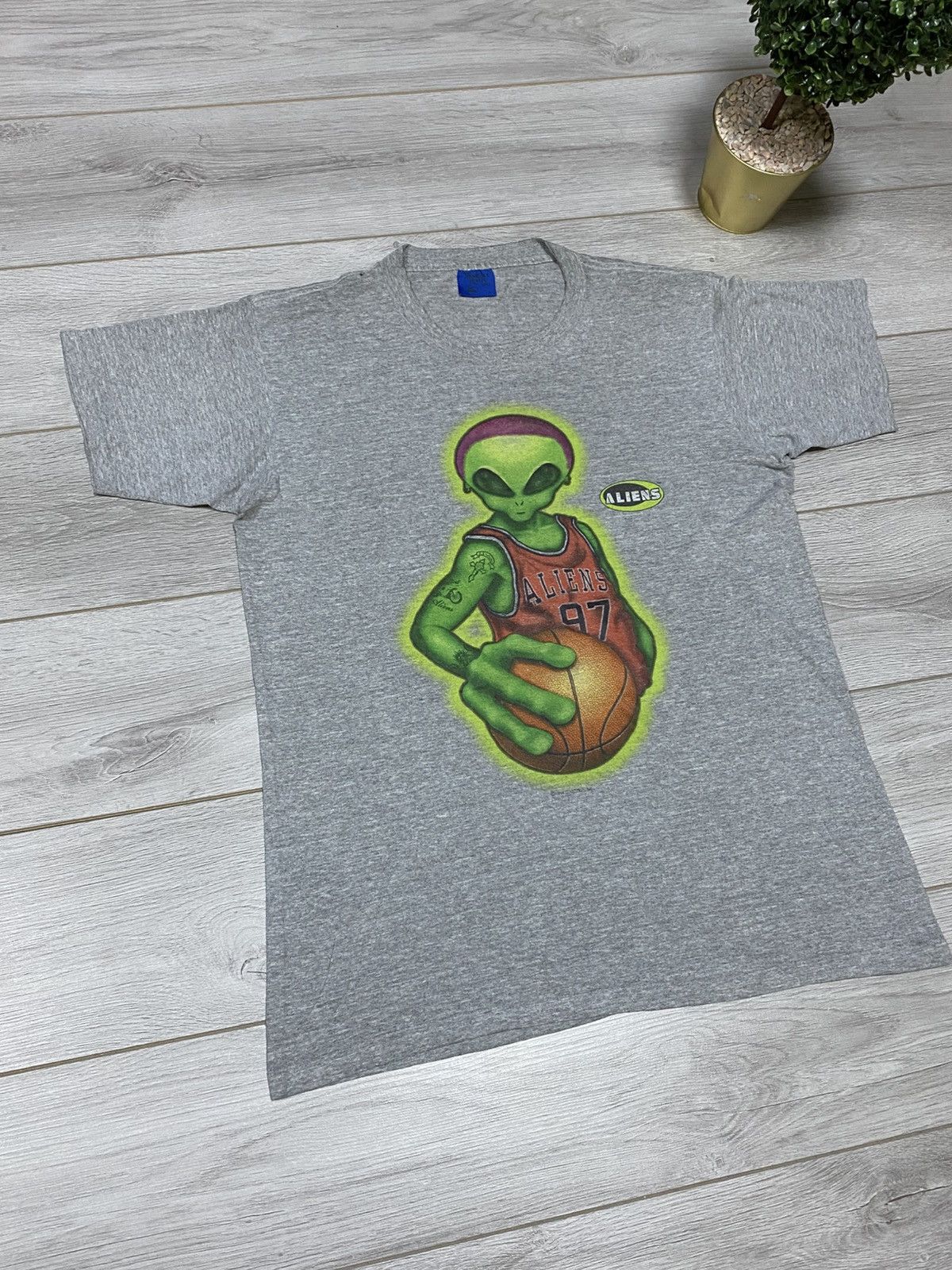 Alien Workshop Denis Rodman NBA 1996 USA Alien Workshop 90s vintage t-shirt Size US L / EU 52-54 / 3 - 3 Thumbnail