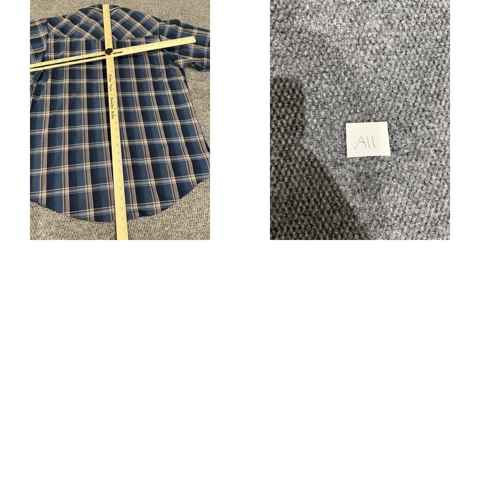 Vintage VINTAGE Ely Cattleman Shirt Mens Large Blue Plaid Short Sleeve Western Snaps Pockets Size US L / EU 52-54 / 3 - 8 Thumbnail