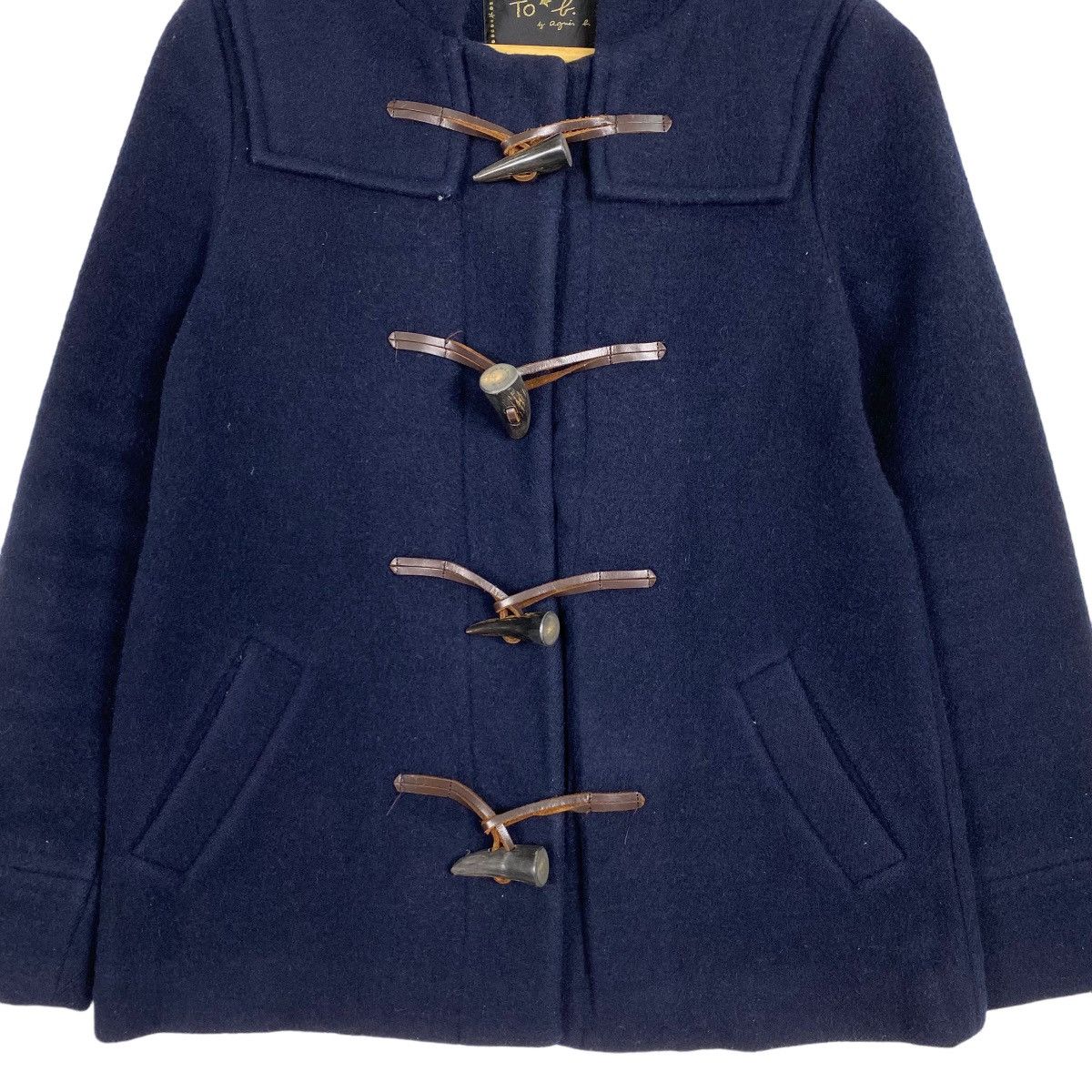 Japanese Brand Agnes B wool duffle jacket hoodie Size US L / EU 52-54 / 3 - 5 Thumbnail