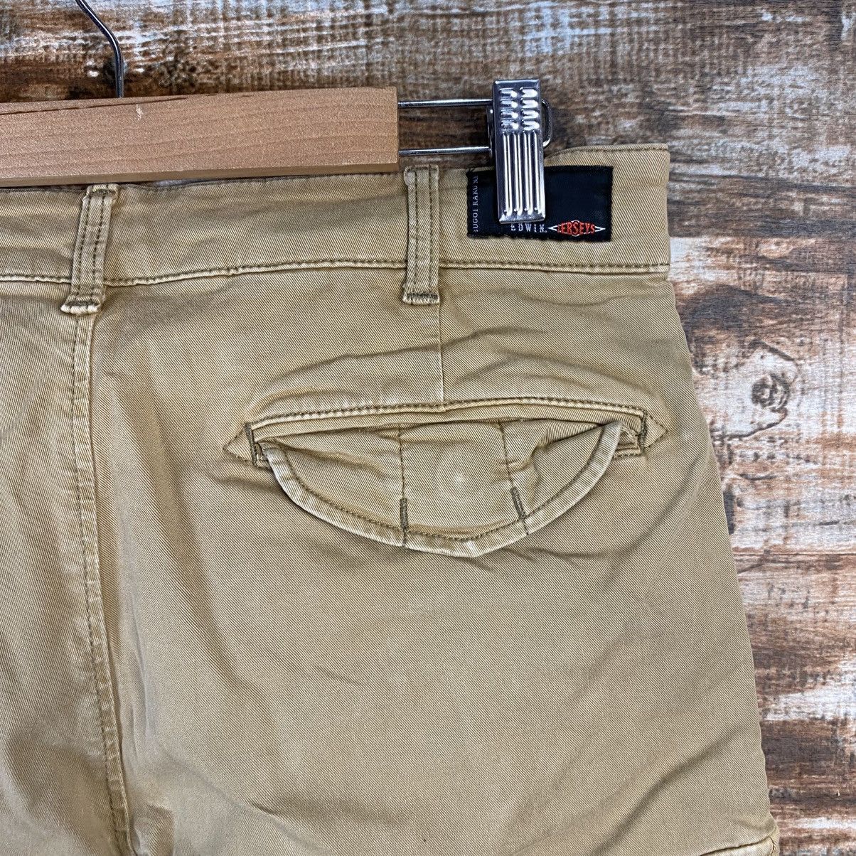 Japanese Brand DL Edwin Beige Cargo utility Multipocket Pants #C895 Size US 29 - 17 Thumbnail