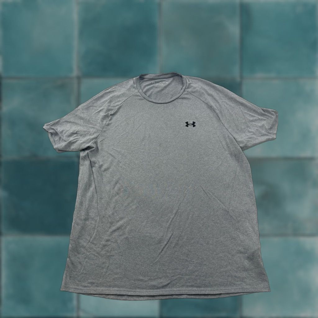 Under Armour Under Armour Shirt Mens XL Gray Tech Tee Short Sleeve Training Athletic Size US XL / EU 56 / 4 - 1 Thumbnail