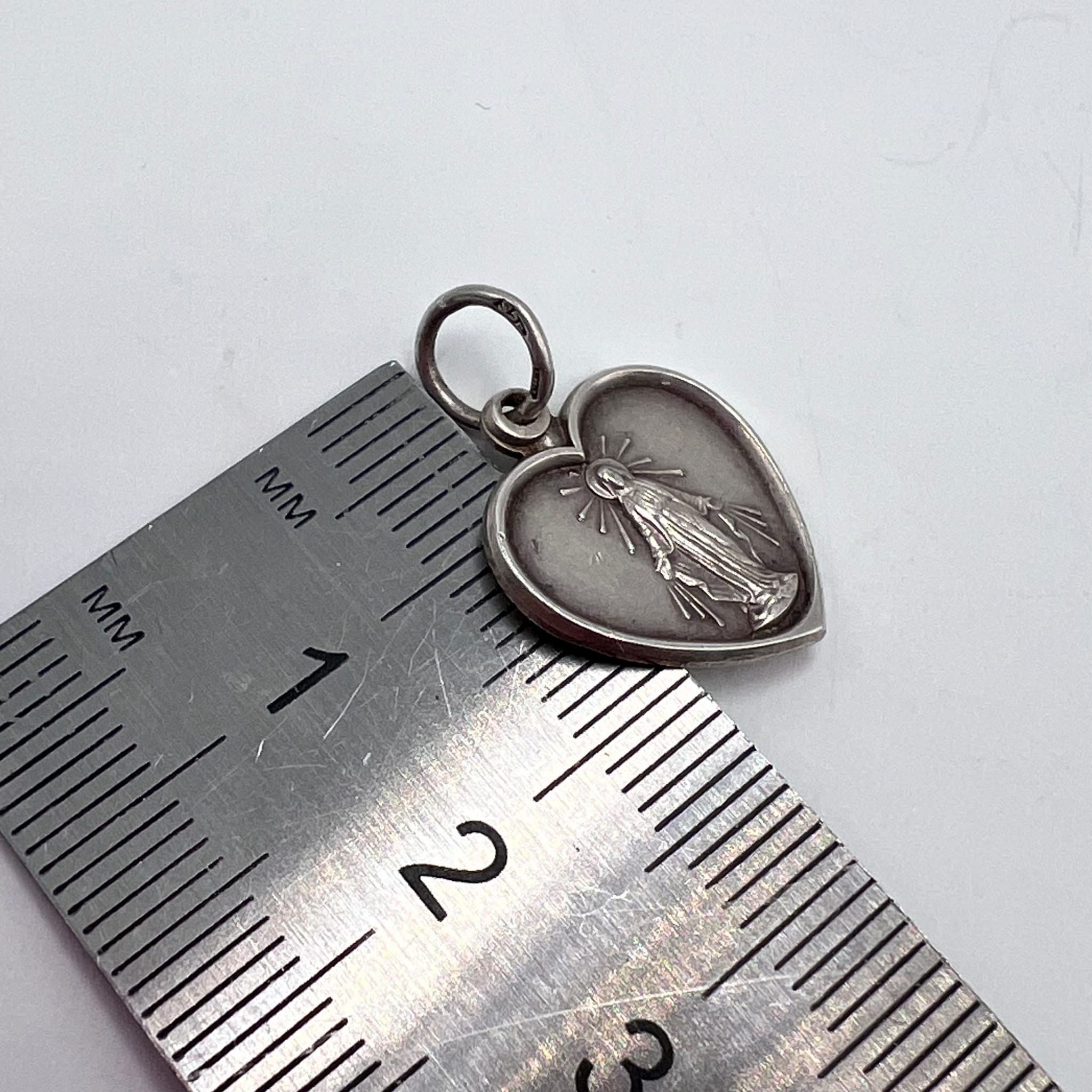 Vintage Vintage Sterling Silver 925 Pendant Religious Charm Size ONE SIZE - 7 Thumbnail