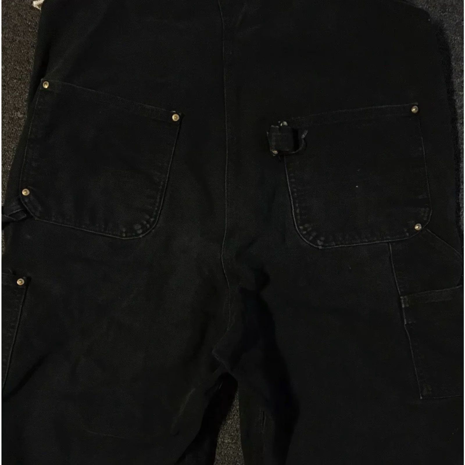 Carhartt Vtg Carhartt Faded Distress Overalls 38 Grunge Trucker Biker Punk 90s WIP Skate Size US 38 / EU 54 - 7 Thumbnail