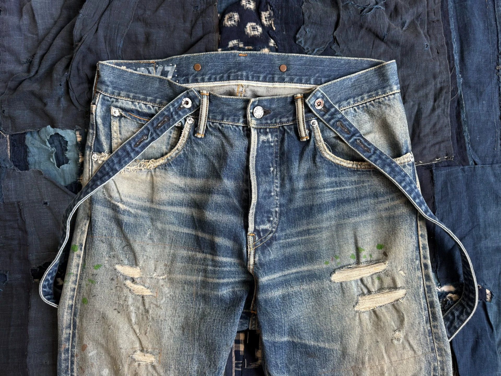 Visvim VISVIM 19AW TRAVAILLER BRACES DRY DENIM-7 Jeans Size 1 Size US 29 - 3 Thumbnail