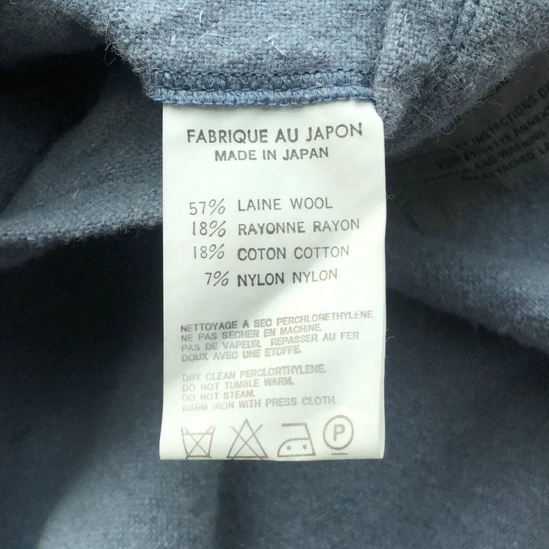 Yohji Yamamoto Yohji Yamamoto 01 aw Haze Blue Fishtail Coat Size US L / EU 52-54 / 3 - 5 Thumbnail