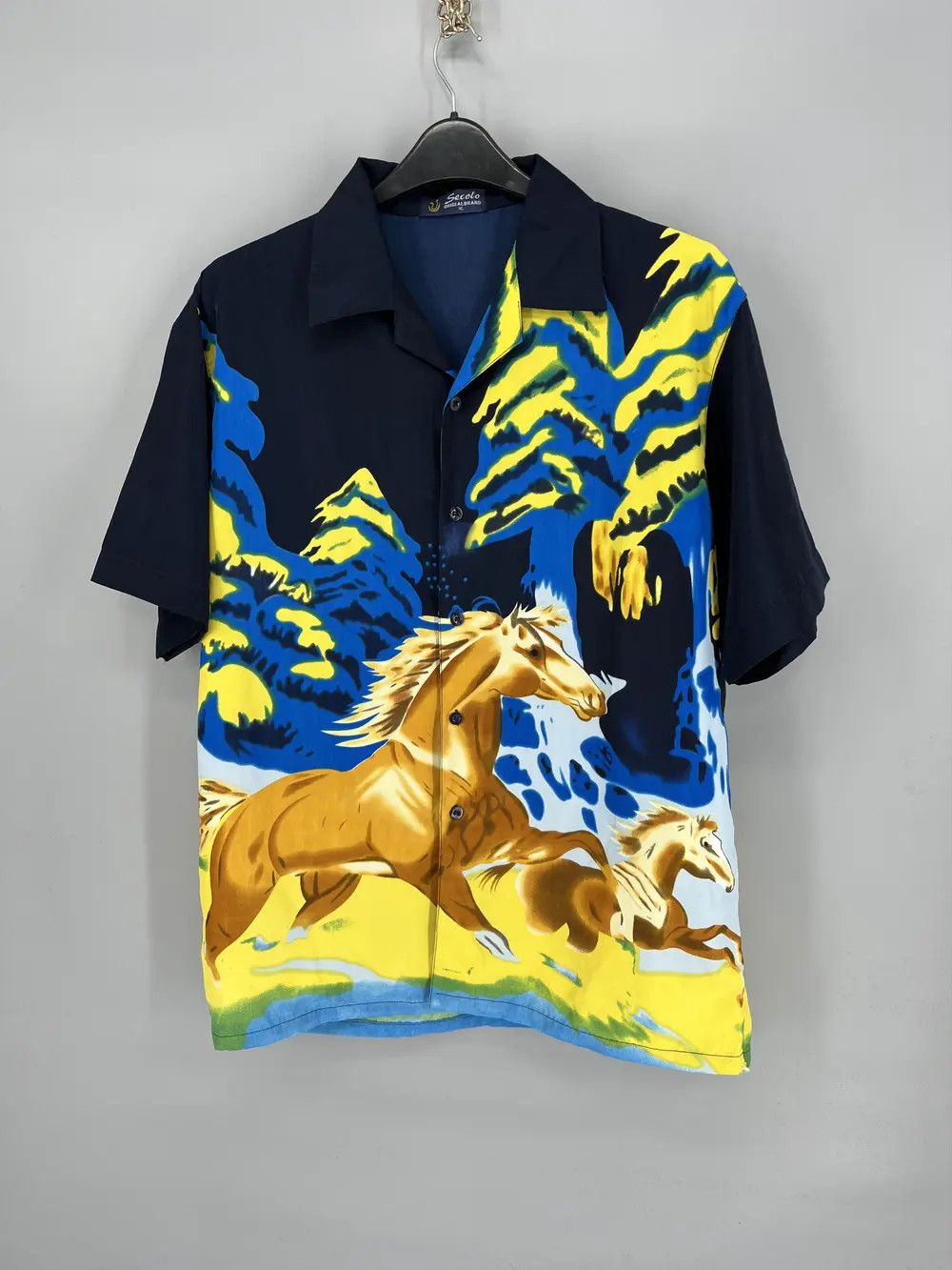 Vintage Vintage Y2K 80's Hawaiian Horse Shirt XLarge Size US XL / EU 56 / 4 - 6 Thumbnail