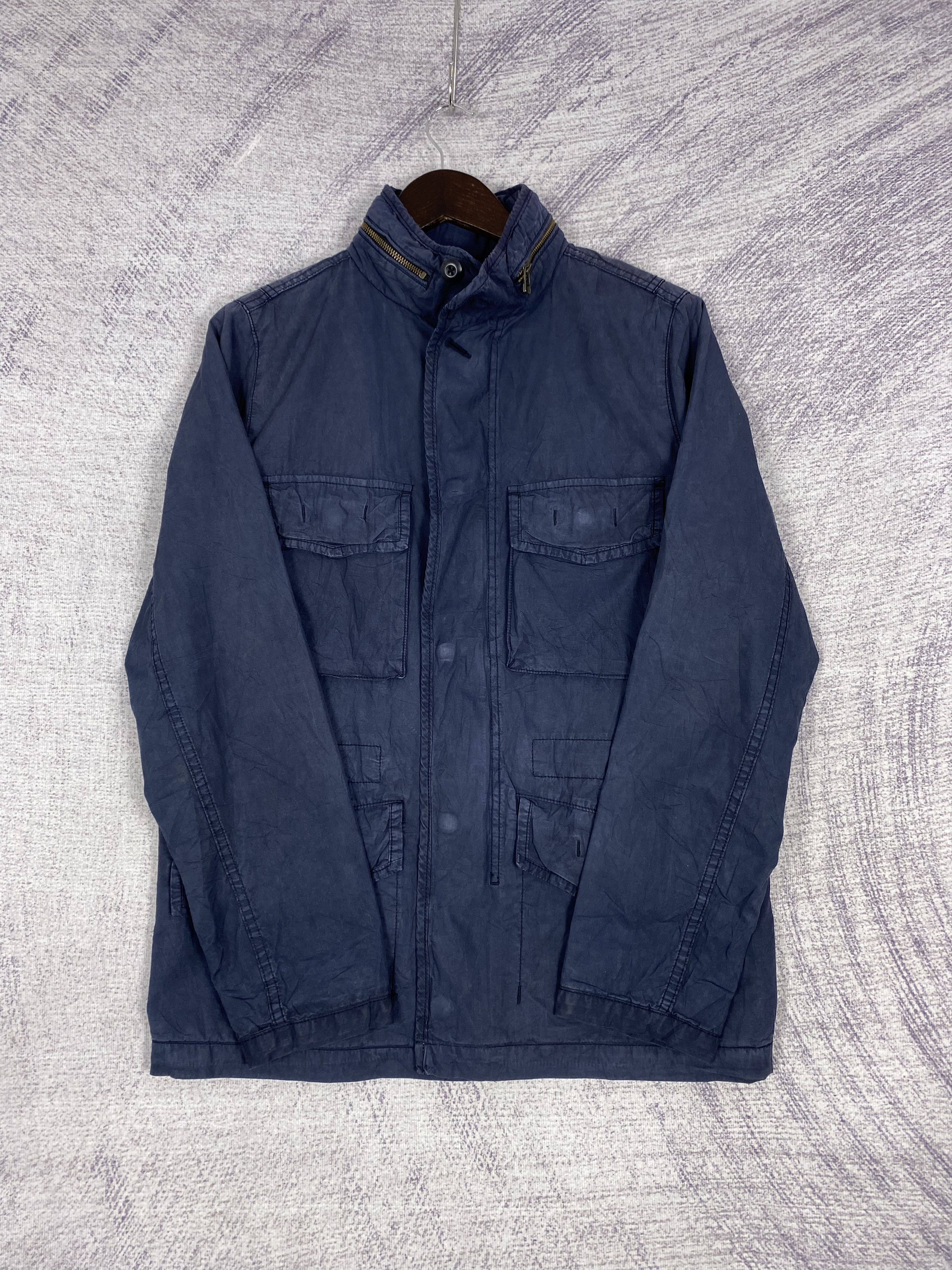 Gap Vintage Gap Multi Pocket Zip Up Plain Canvas Jacket Size US XS / EU 42 / 0 - 4 Thumbnail