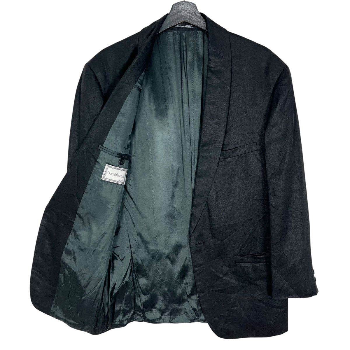 Versace × Vintage Vintage Gianni Versace Rayon Blazer Jacket Size US L / EU 52-54 / 3 - 4 Thumbnail