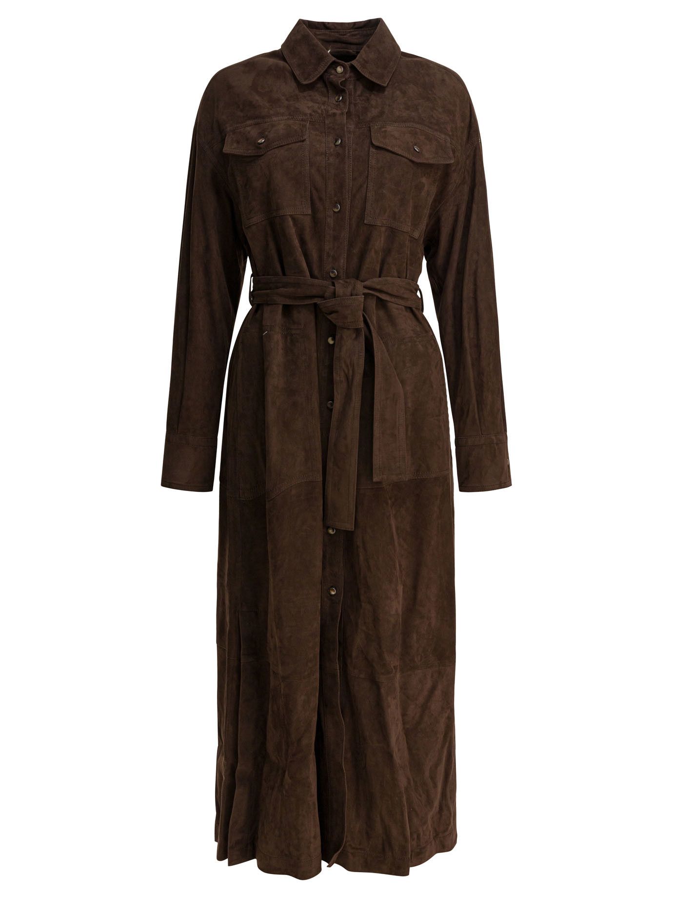 Brunello Cucinelli Chemisier Coat With Necklace Size S / US 4 / IT 40 - 1 Thumbnail