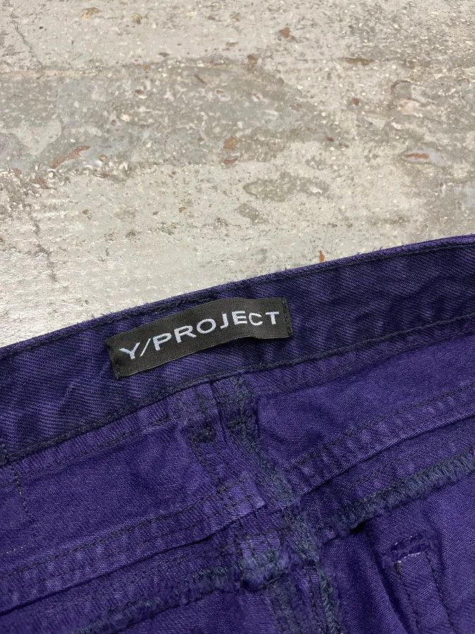 Y/Project Y-Project Double Layering Purple Denim Jeans Size US 34 / EU 50 - 11 Thumbnail