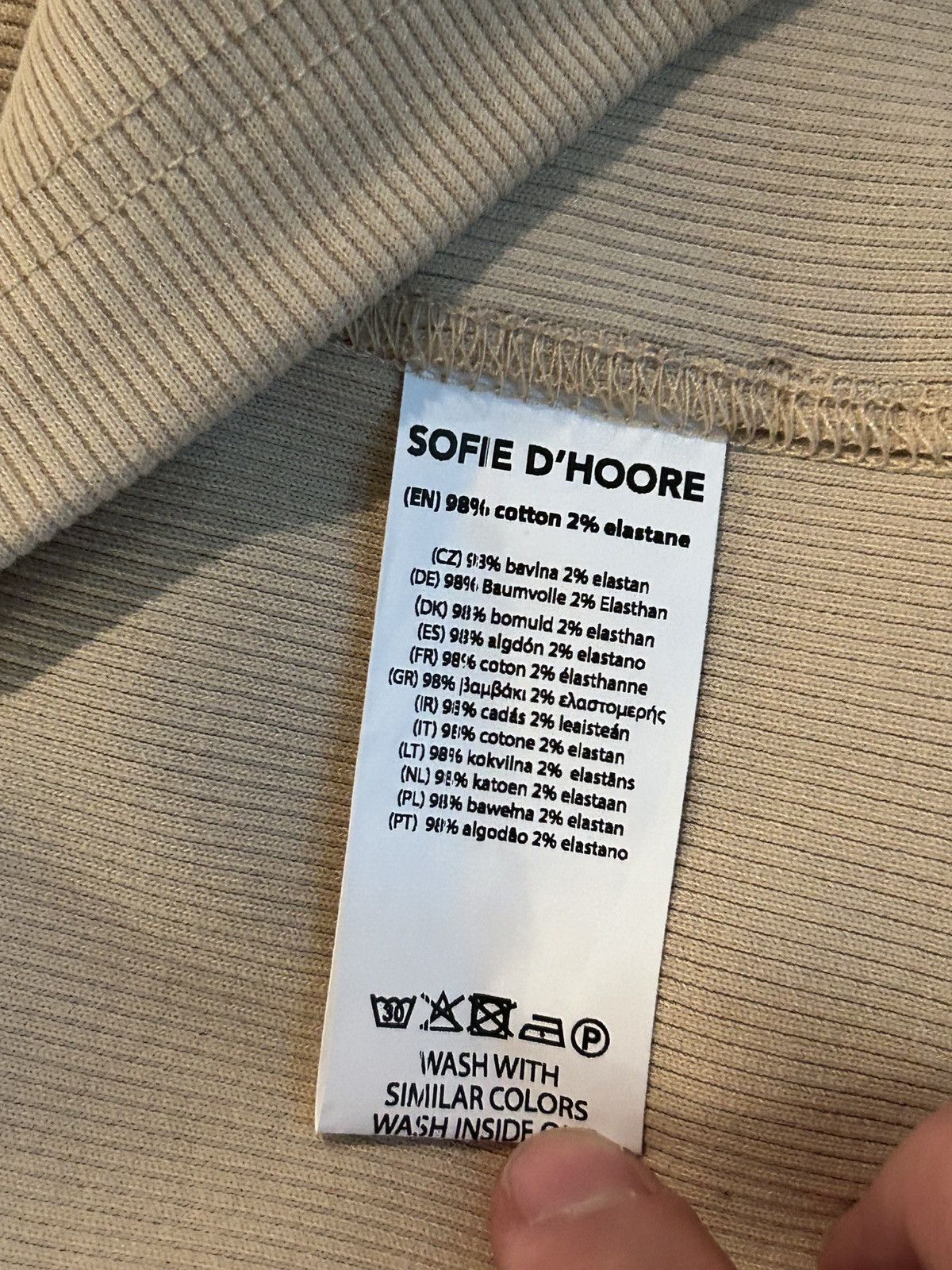 SOFIE D'HOORE NWT! Ribbed Sleeveless Tank Top Size M / US 6-8 / IT 42-44 - 6 Thumbnail
