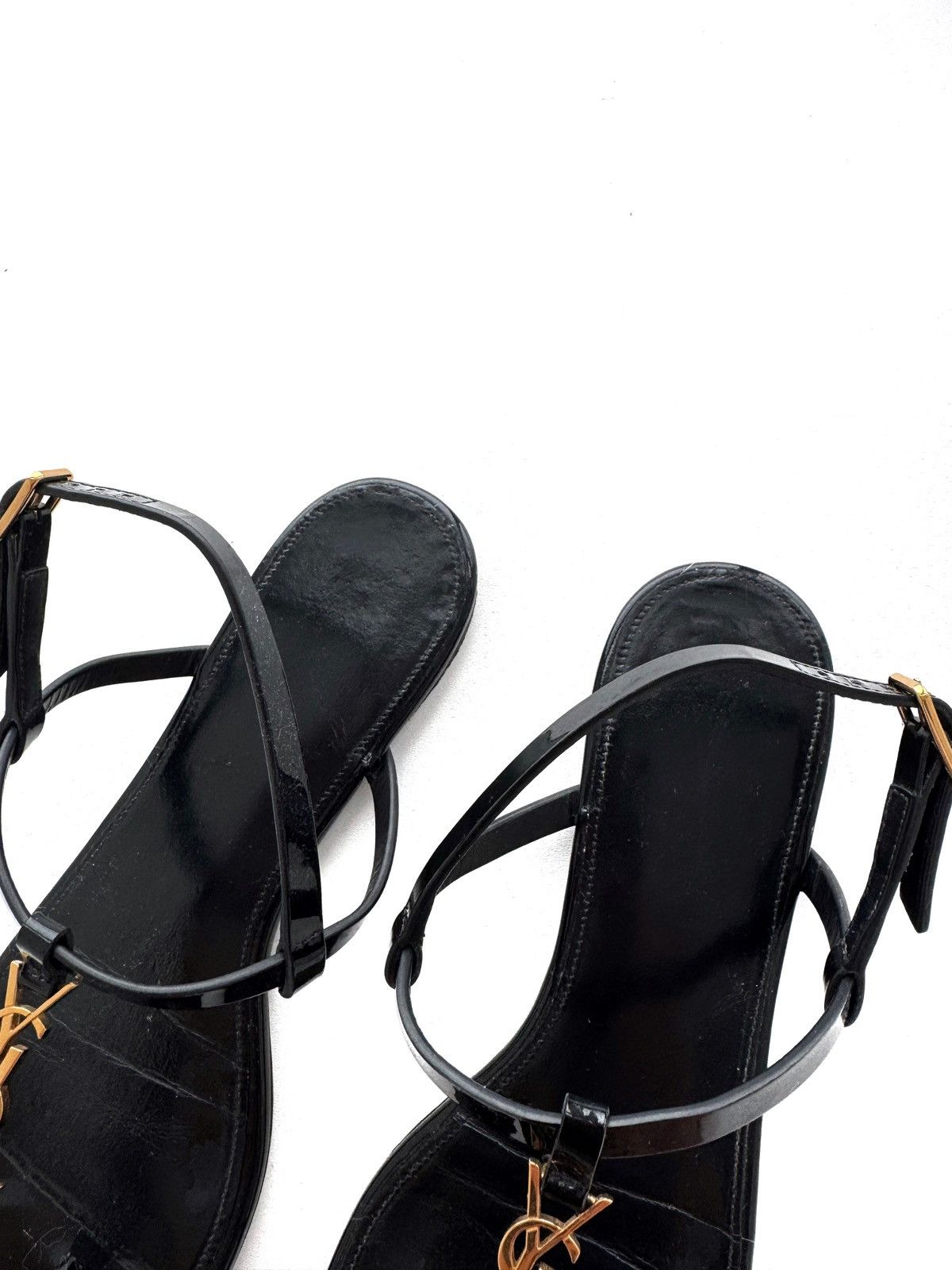 Saint Laurent Paris Saint Laurent Sandals Mini Logo Size US 7.5 / IT 37.5 - 5 Thumbnail