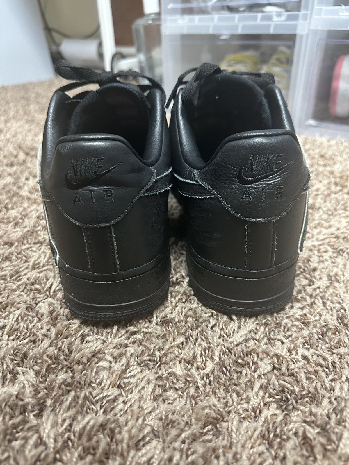 Cactus Plant Flea Market × Nike CPFM Air Force 1 Black 2020 Size 10 Size US 10 / EU 43 - 5 Thumbnail