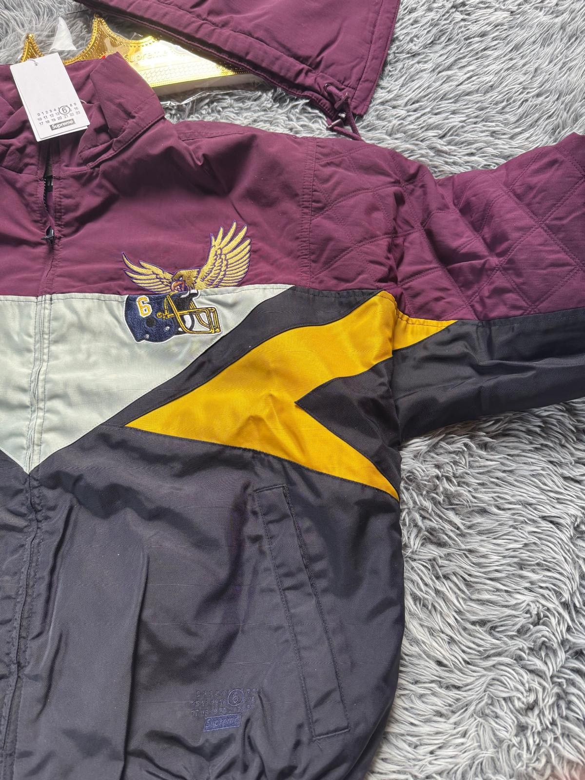 Maison Margiela × Supreme Supreme x MM6 Maison Margiela Split Padded Varsity Jacket Size US L / EU 52-54 / 3 - 2 Thumbnail