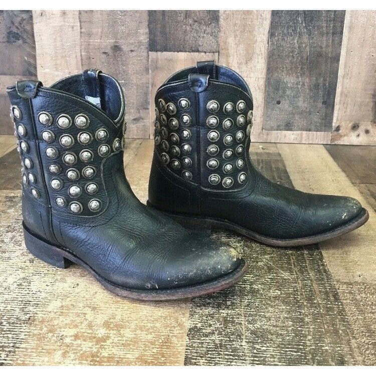 Frye Frye 76684 Wyatt Studded Ankle Cowboy Boots Womens 6.5 B Size US 6.5 / IT 36.5 - 11 Thumbnail