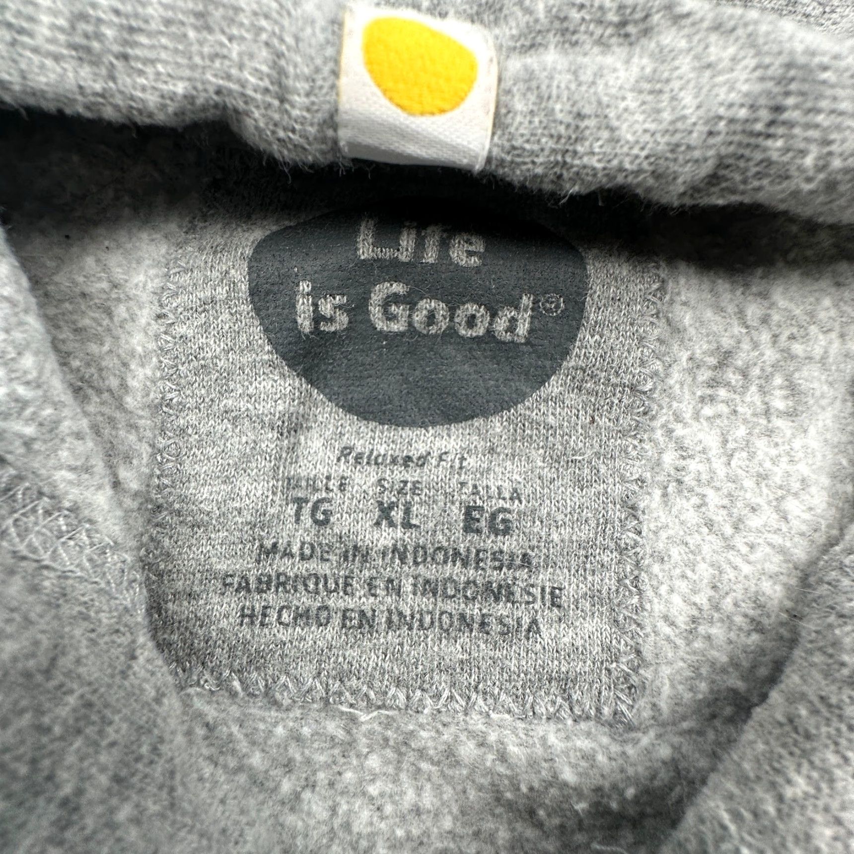 Life is Good Life is Good Keep Reel Fishing Full Zip Hoodie Sweatshirt Jacket Mens XL Gray Graphic Size US XL / EU 56 / 4 - 3 Thumbnail