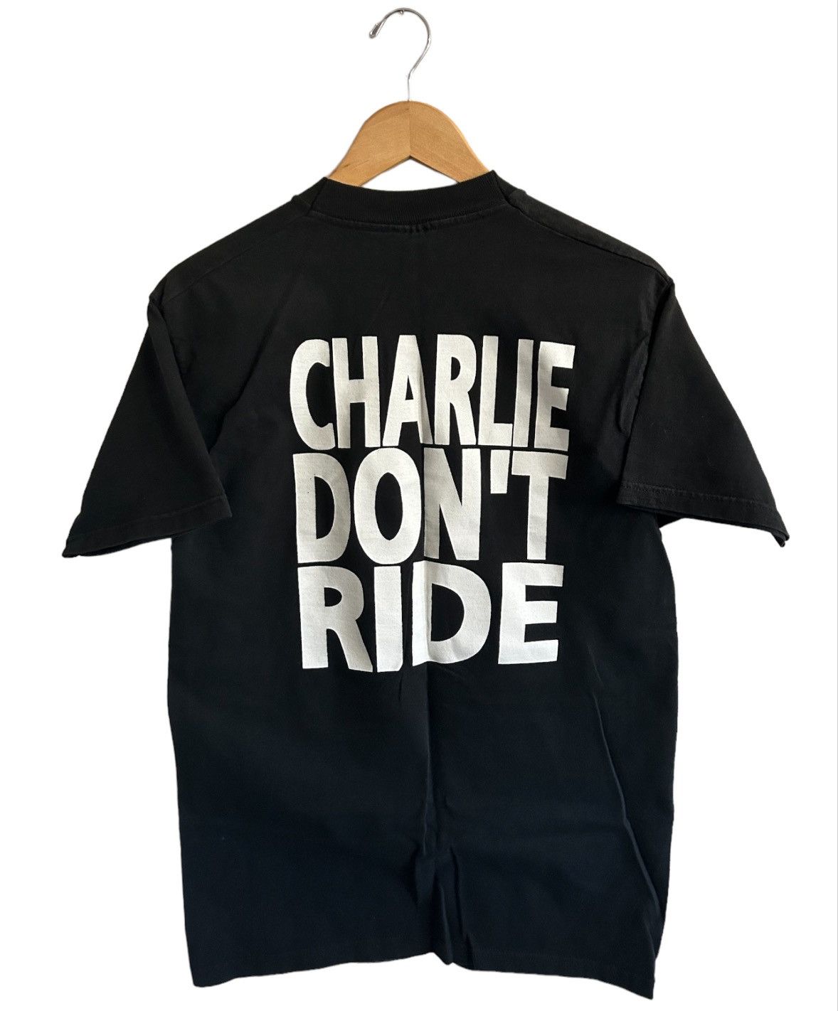Vintage Vintage Charles Manson Charlie Don’t Ride Tee Size US L / EU 52-54 / 3 - 2 Thumbnail