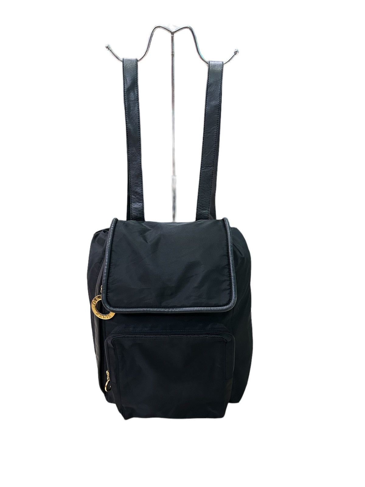 Celine AUTHENTIC CELINE BLACK NYLON BACKPACK Size ONE SIZE - 1 Thumbnail