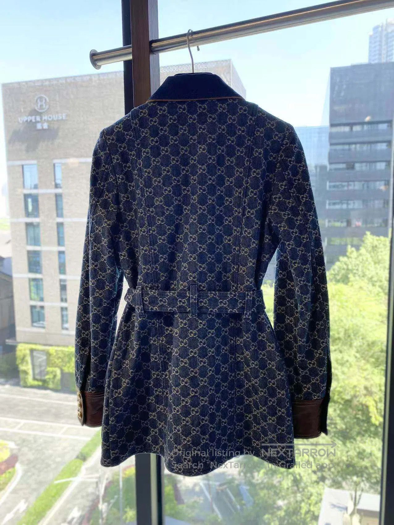 Gucci Guicci The old flower is full of printed belted denim jack Size XXS / US 00 / IT 34 - 3 Thumbnail