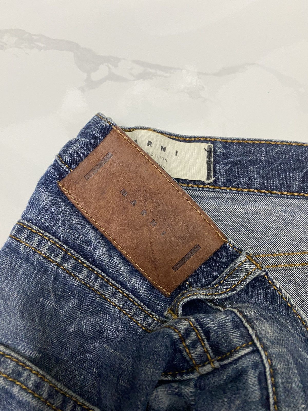 Marni 🔥MARNI DISTRESSED DENIM JEANS CROPPED Size US 30 / EU 46 - 10 Thumbnail