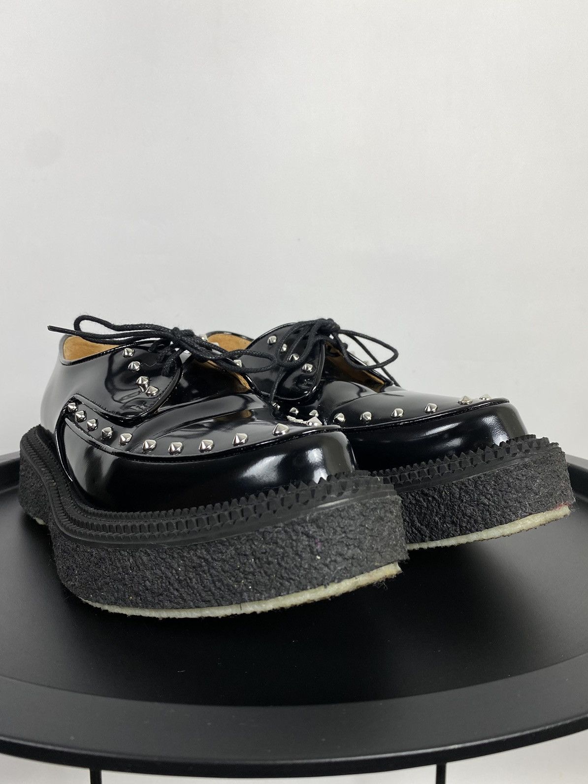 H&M GIAMBATTISTA VALLI x H&M Black Creeper Shoes Loafers Size US 8.5 / EU 41-42 - 8 Thumbnail