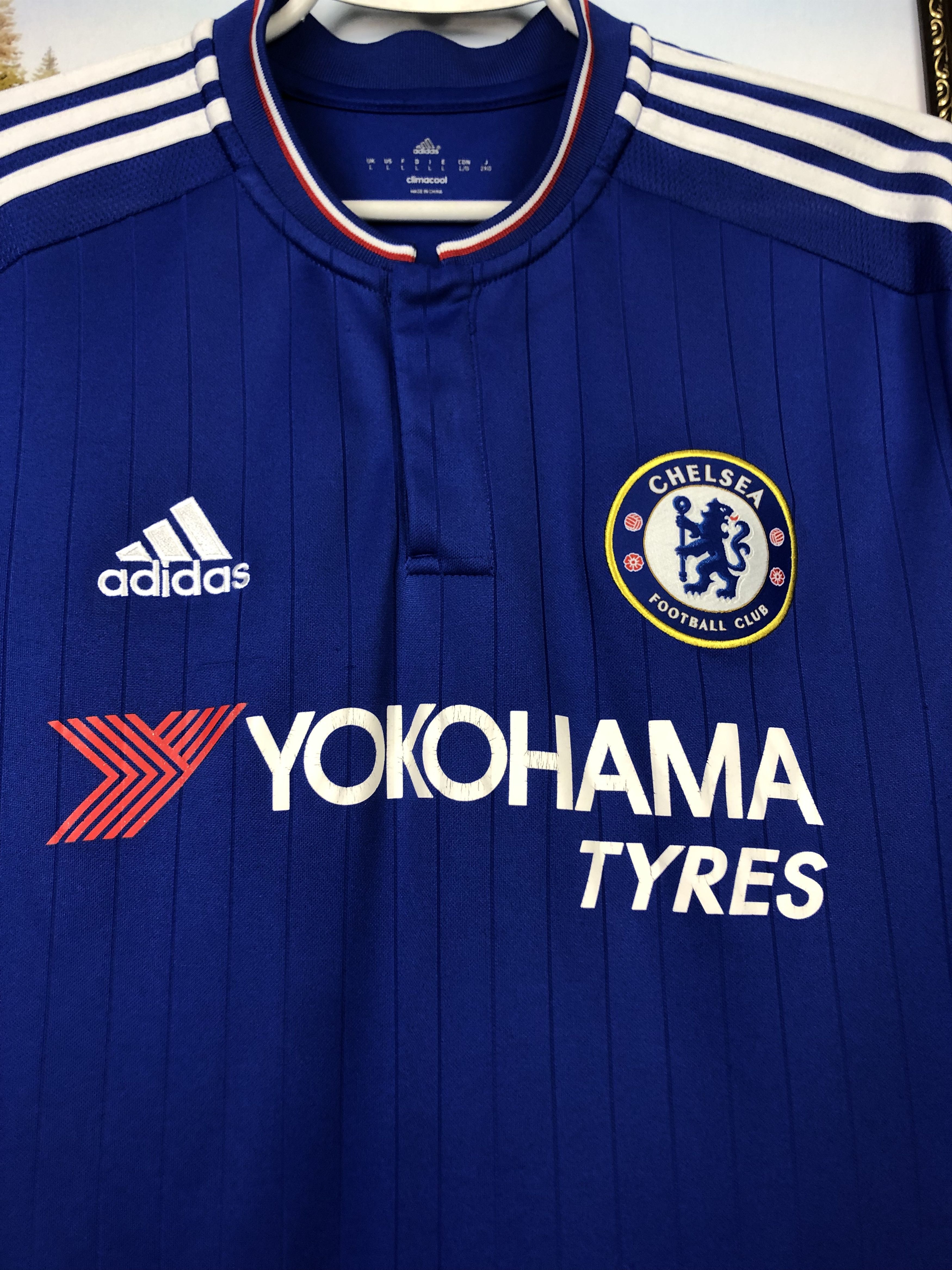 Adidas Chelsea Home football shirt 2015 Soccer Adidas Jersey Size US L / EU 52-54 / 3 - 2 Thumbnail