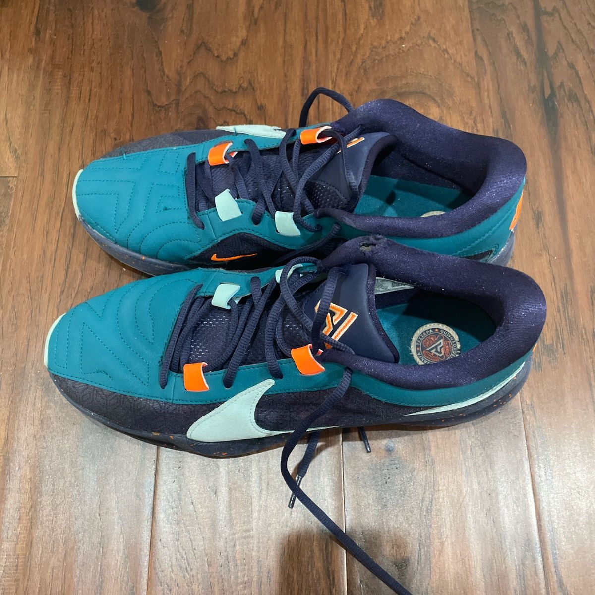 Nike Nike Giannis Zoom Freak 5 “Geode Teal” Size US 11.5 / EU 44-45 - 1 Thumbnail