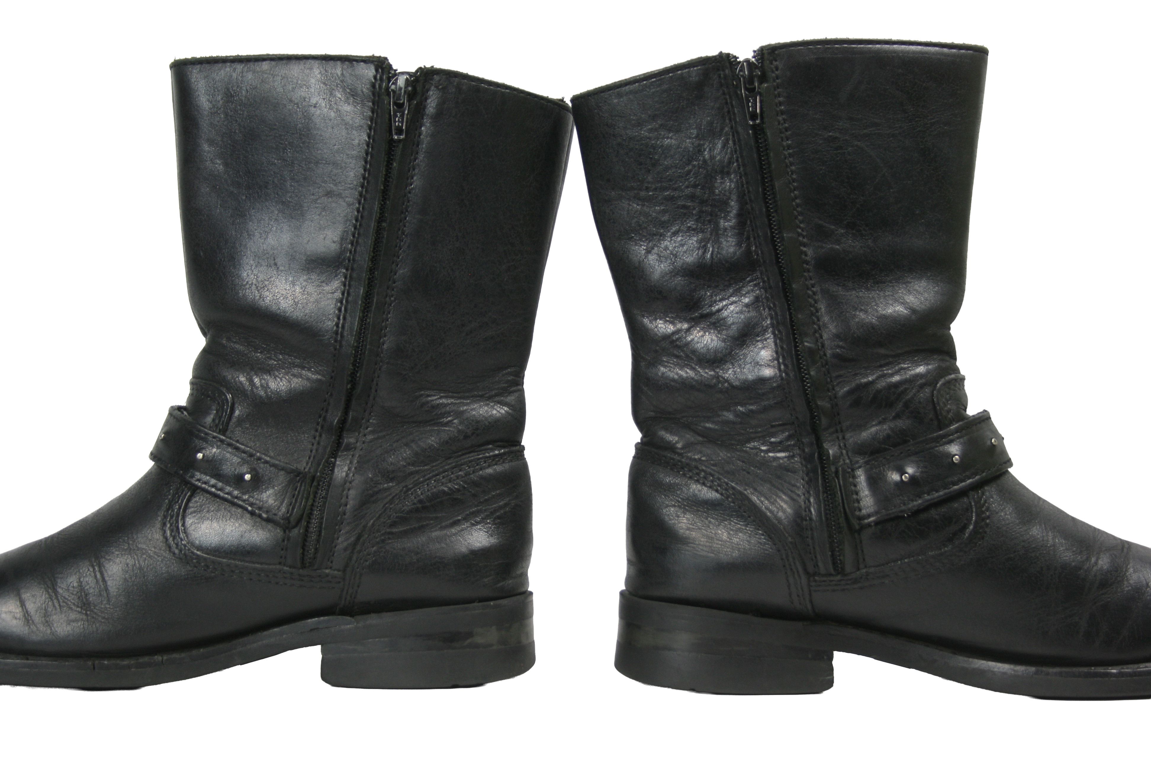 Caterpillar CAT 00S Engineered Avant Garde Leather Biker Boots Vintage Size US 10 / IT 40 - 12 Thumbnail