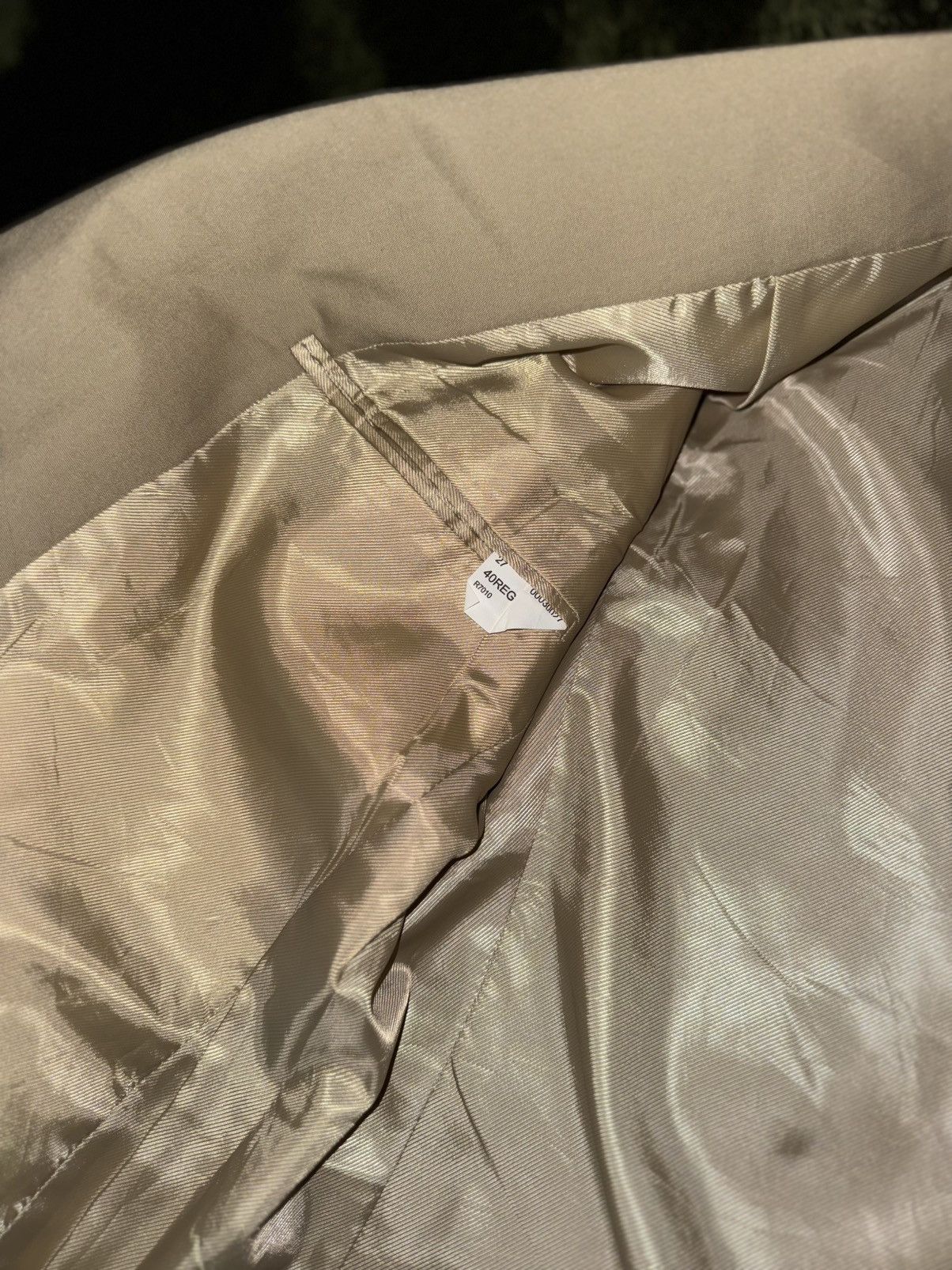 Brooks Brothers [40R] Brooks Brothers 346 Classic Fit Cotton Blazer Beige Size US L / EU 52-54 / 3 - 5 Thumbnail