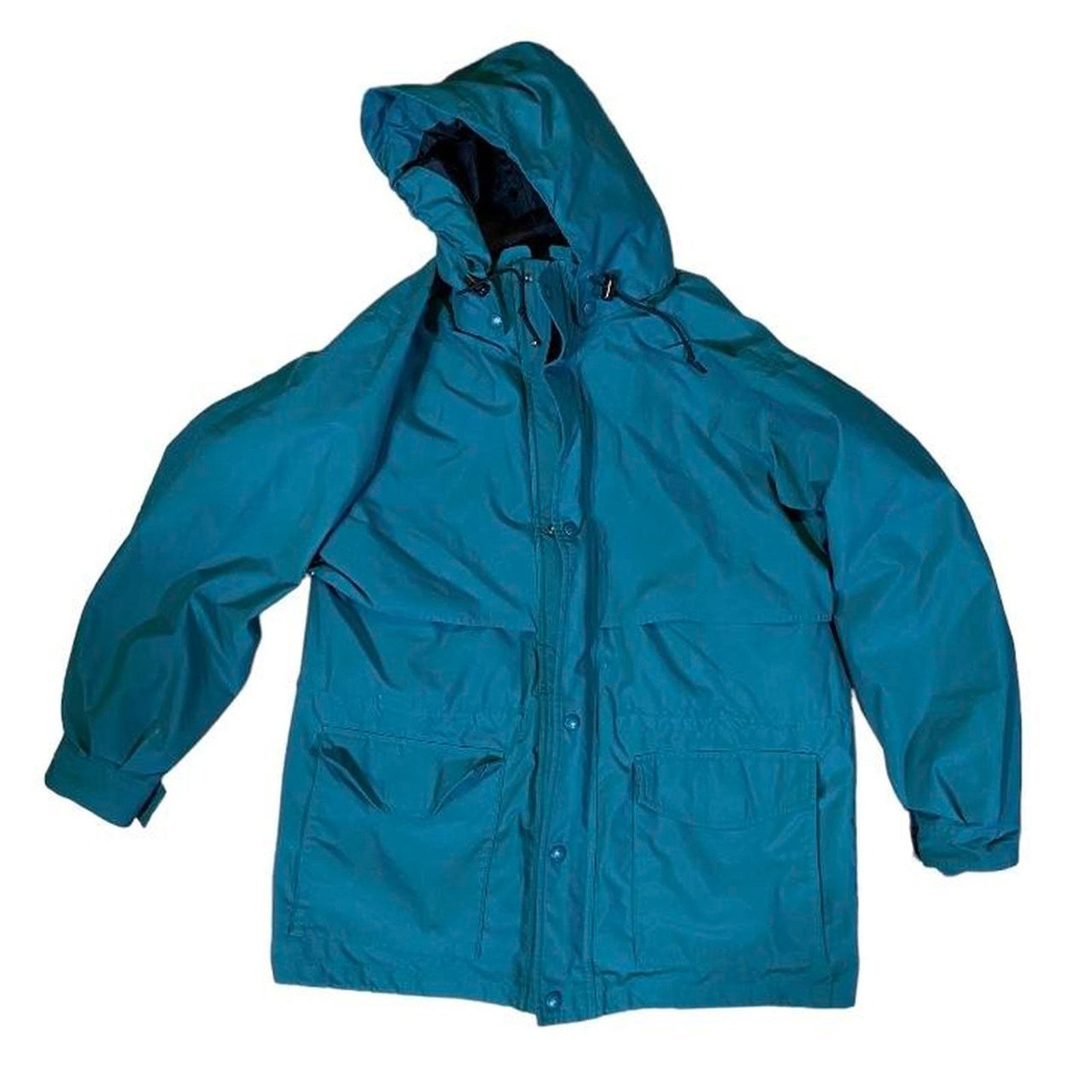 Eddie Bauer 2000s eddie bauer gore tex jacket teal green Size US L / EU 52-54 / 3 - 1 Thumbnail