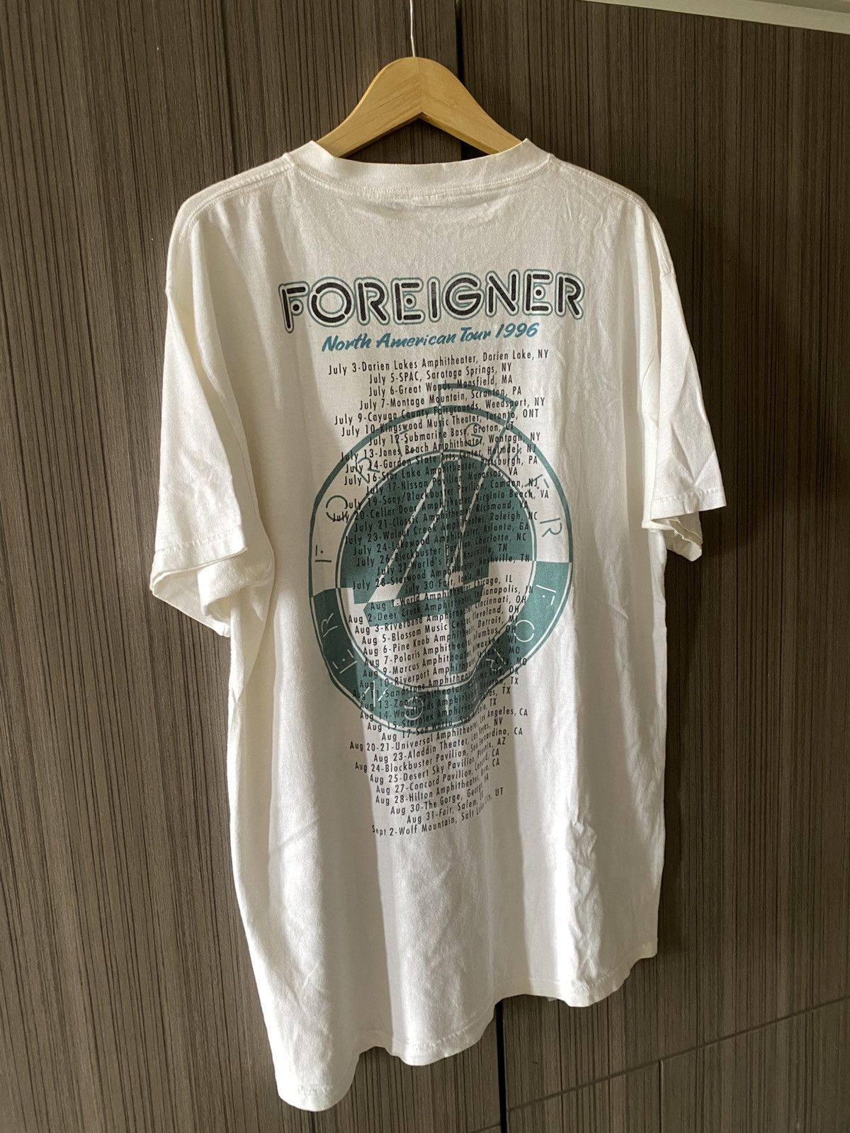 Vintage FOREIGNER Size US XL / EU 56 / 4 - 2 Thumbnail