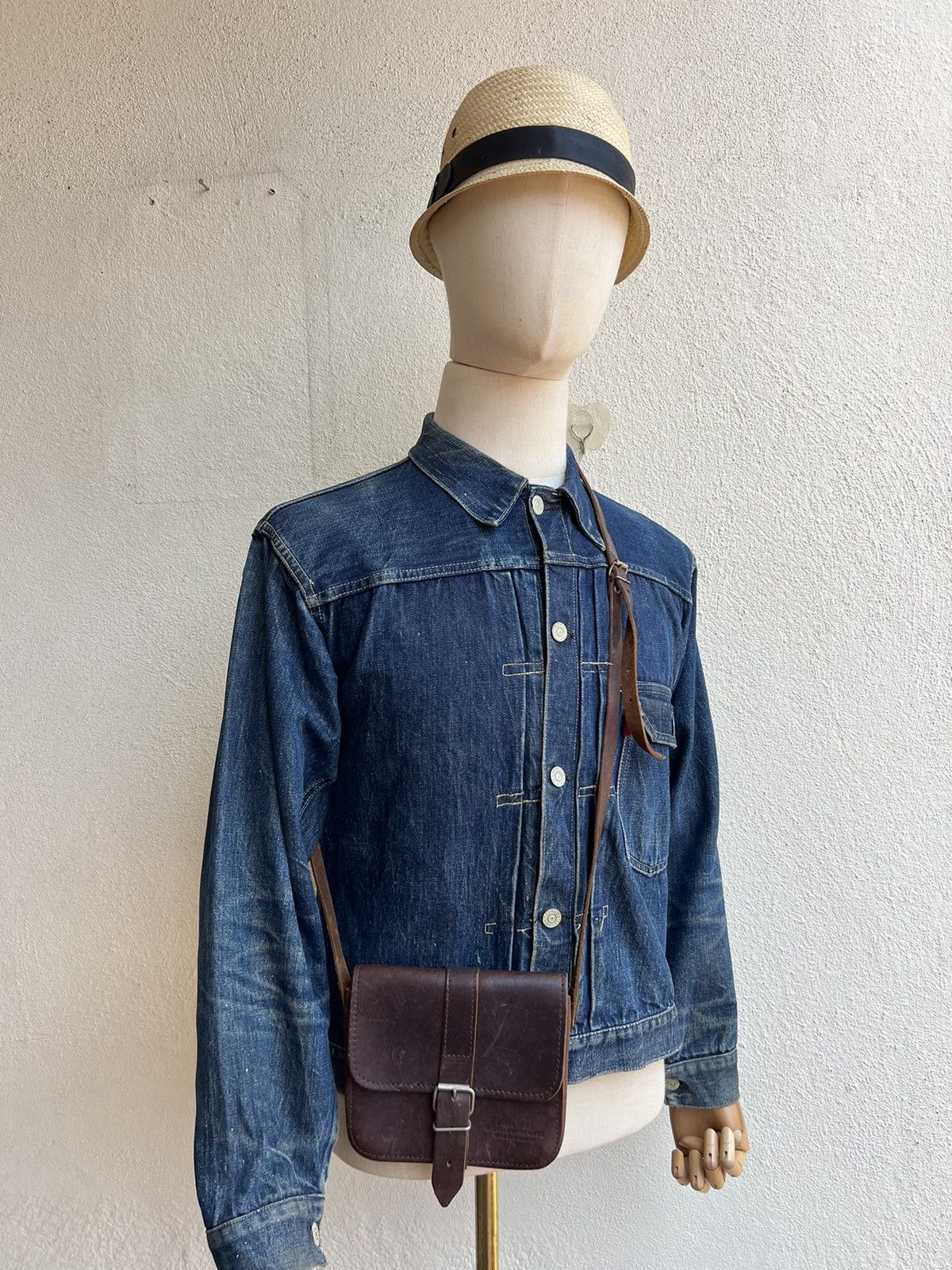 Leather Vintage Thielemann GMBH Scratches Patina Leather Mini Bag Size ONE SIZE - 1 Thumbnail