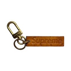 Louis Vuitton x Supreme Dice Key Chain Set Red & Brown for Sale in