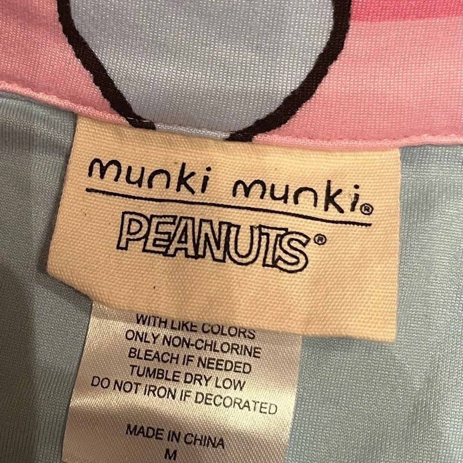 The Unbranded Brand Munki Munki + Peanut collaboration pajama top, size Medium Size ONE SIZE - 5 Thumbnail