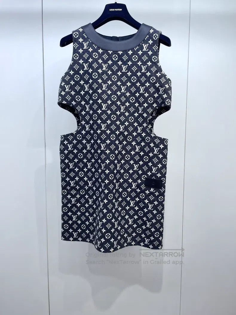 Other Louis Vuitton Black and white presbyopic print cut-out dre Size XS / US 0-2 / IT 36-38 - 1 Thumbnail