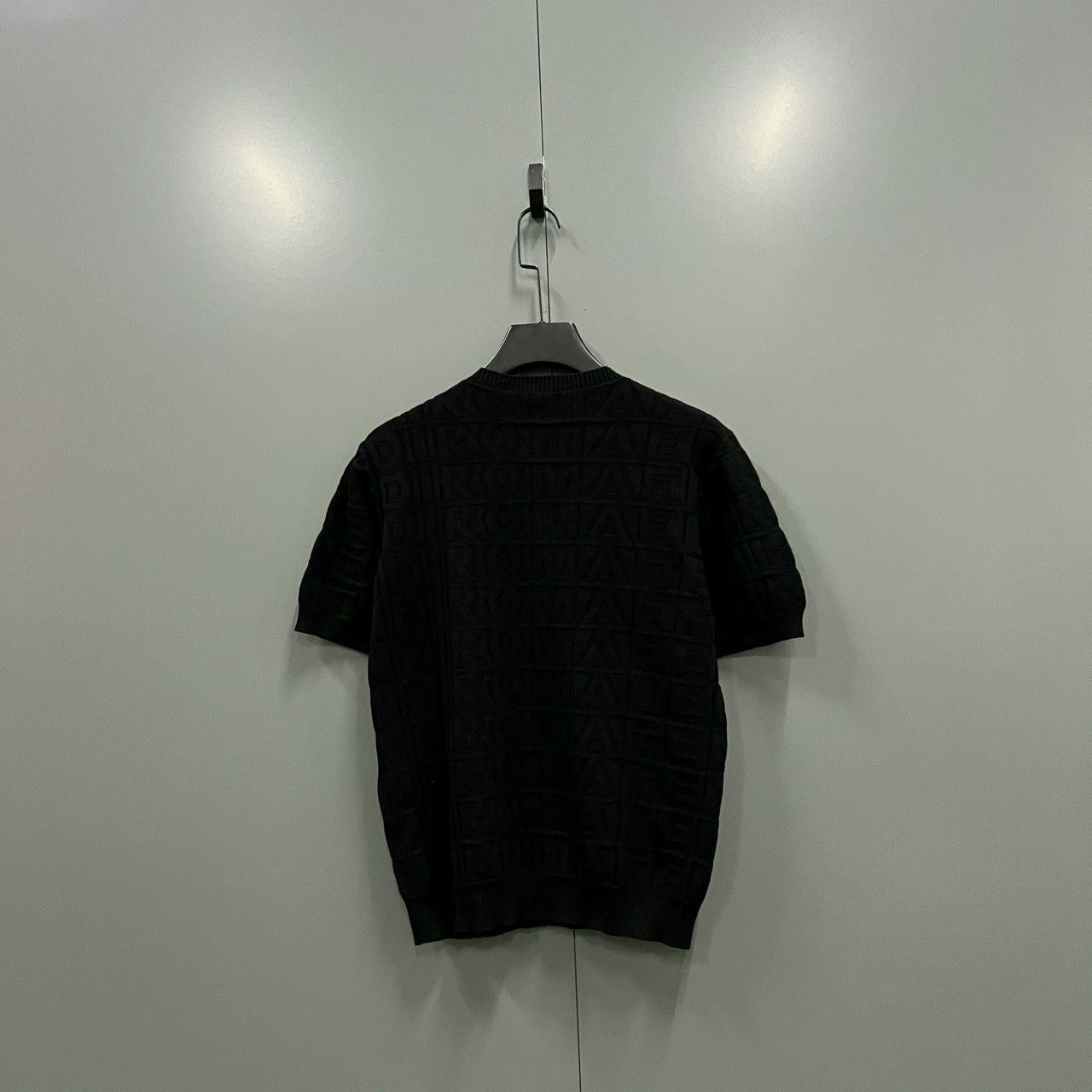 Fendi Fendi Black Embossed Zucca Knit Tee Size US S / EU 44-46 / 1 - 2 Thumbnail