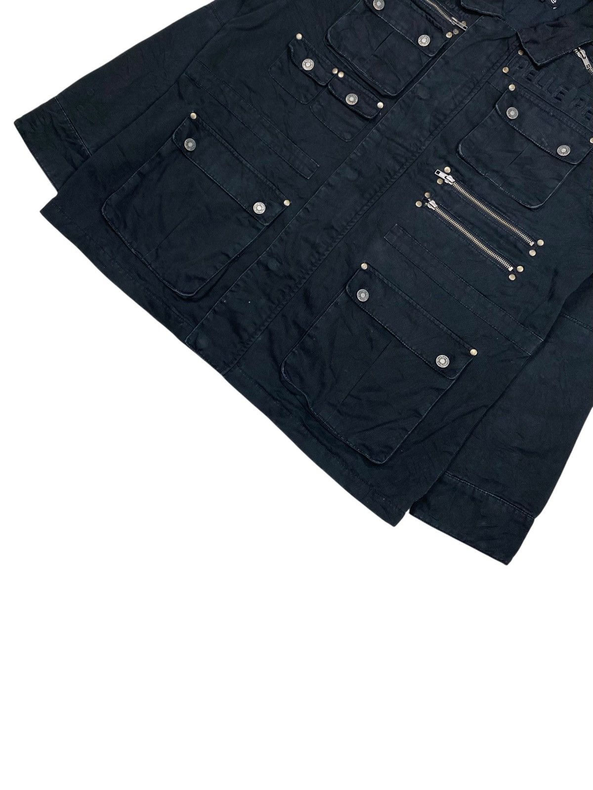 Pelle Pelle 1990s Pelle Pelle - Multizips Cargo Jacket Size US M / EU 48-50 / 2 - 5 Thumbnail