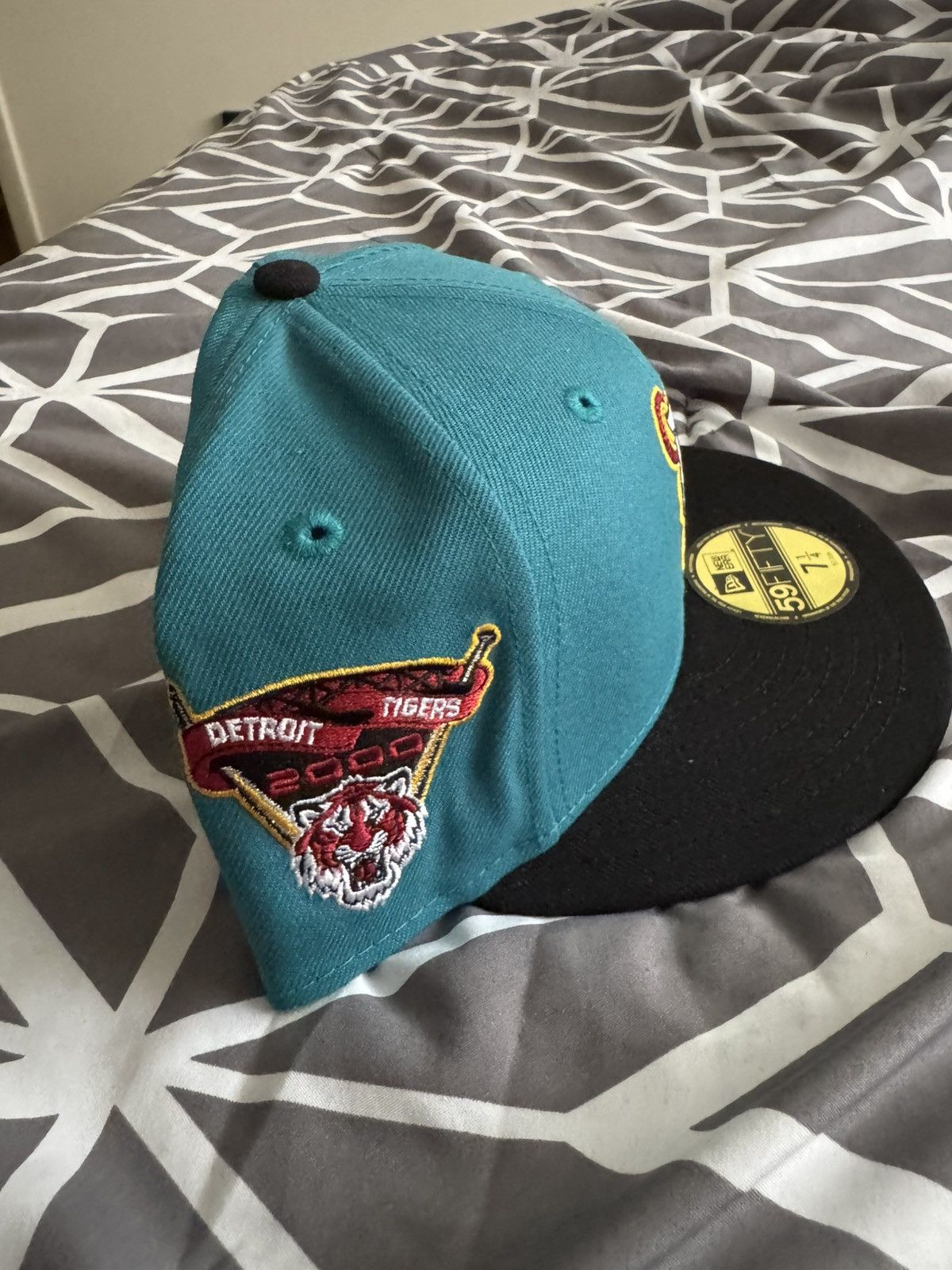 Hat Club HATCLUB COOL FASHION DETROIT FITTED (Grey Brim) Size ONE SIZE - 2 Thumbnail