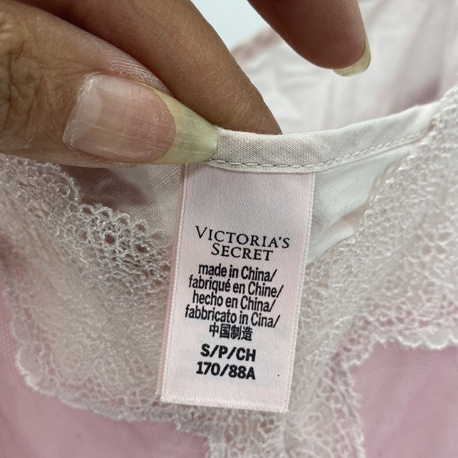 Victoria's Secret Victoria’s Secret laced pink adjustable straps lined nighty Size ONE SIZE - 6 Thumbnail