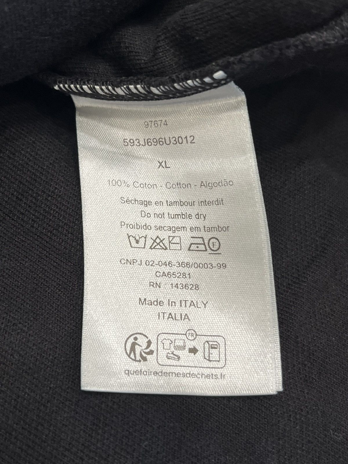 Dior Dior Oblique Oversized Tee Black Size US XL / EU 56 / 4 - 4 Thumbnail