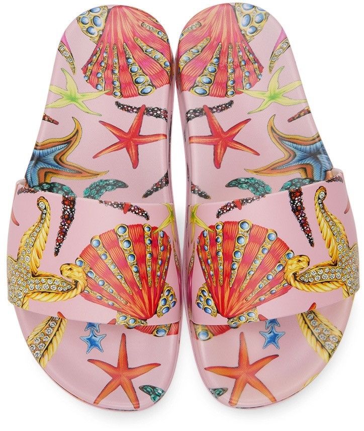 Versace Versace Trésor de la Mer Slide Sandal (Women) Size US 6 / IT 36 - 1 Thumbnail