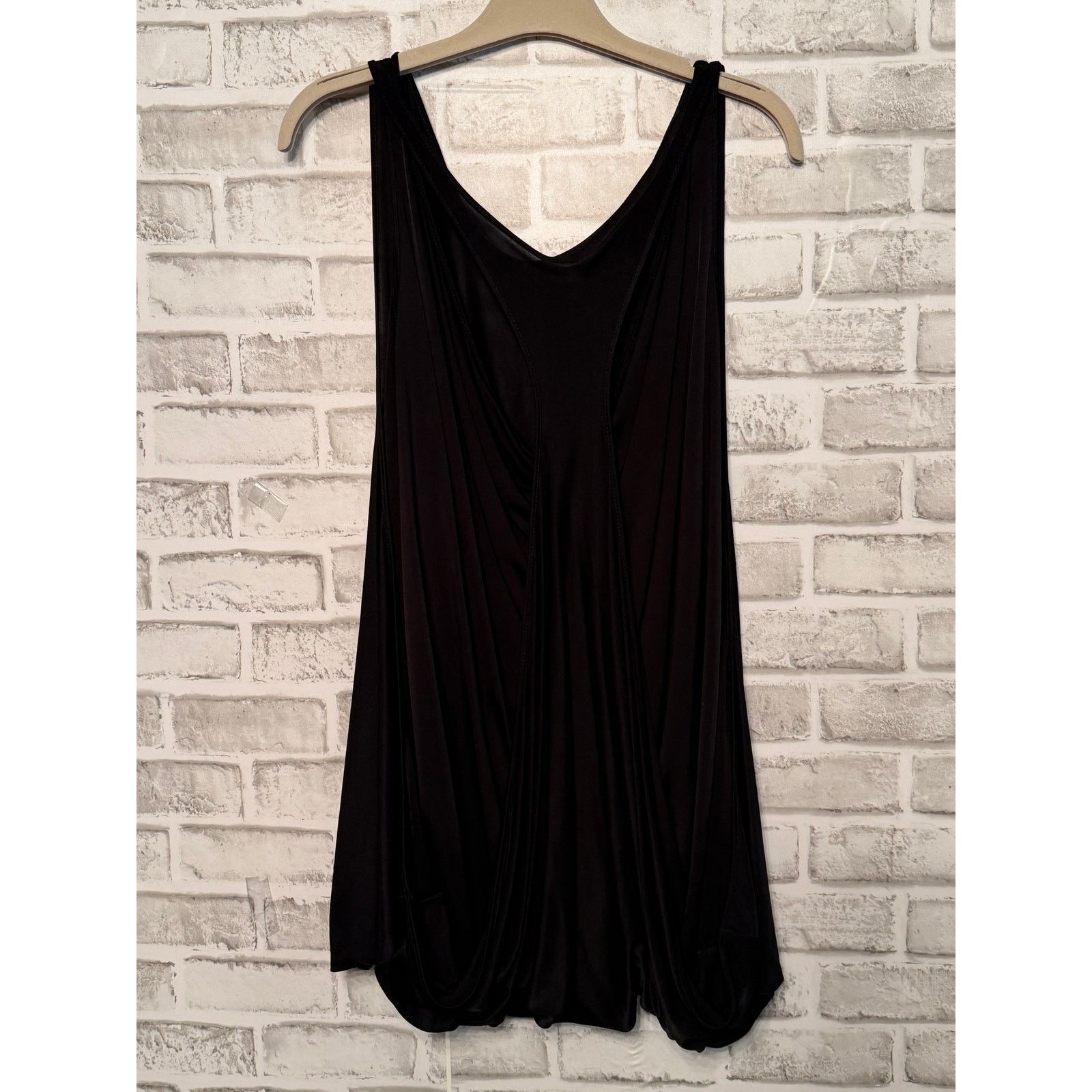 Gareth Pugh rare SS13 Drapey Jersey Tunic Dress Black IT 42 US 8 Viscose Size M / US 6-8 / IT 42-44 - 14 Thumbnail
