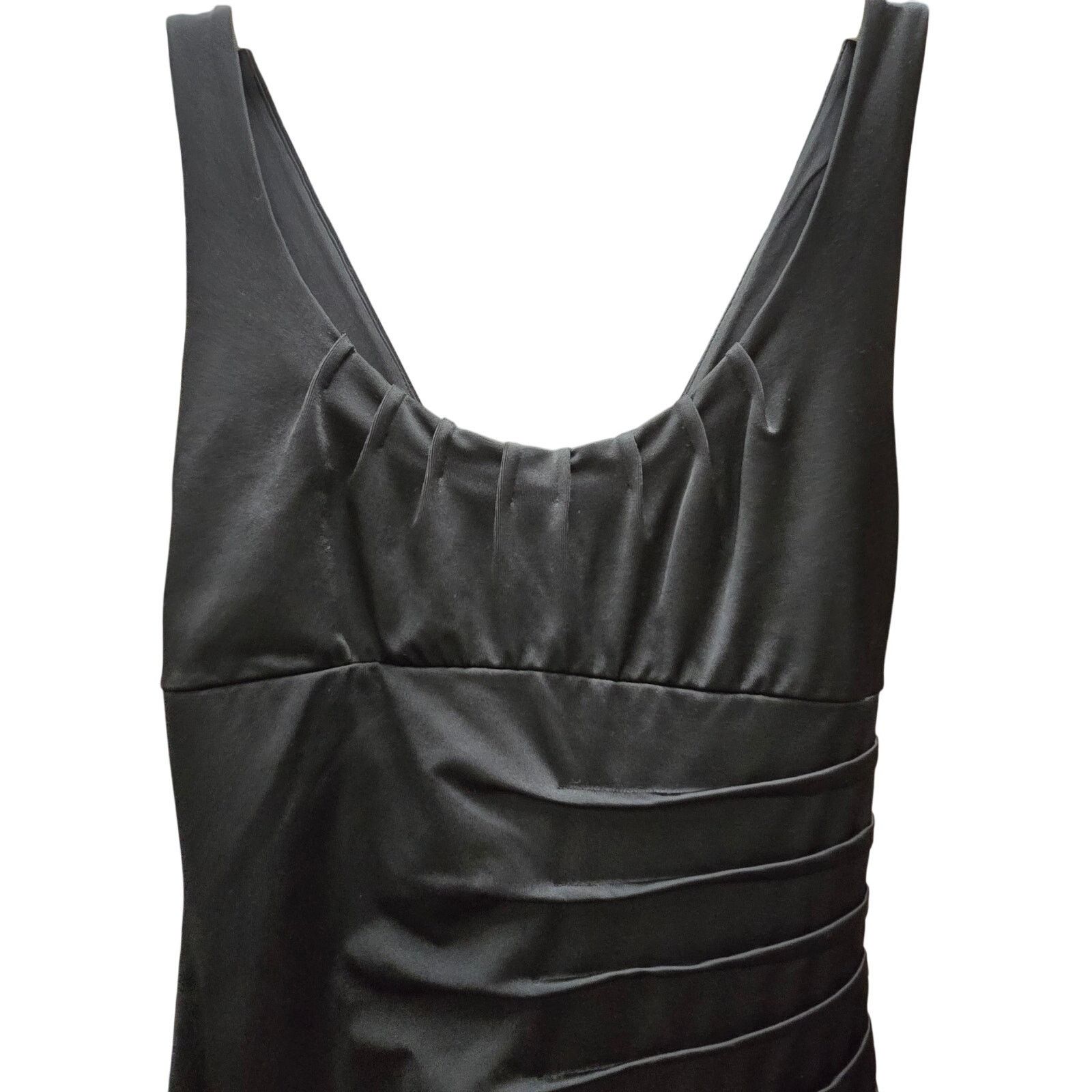 Bebe Bebe Black XS Rouched Dress Size XS / US 0-2 / IT 36-38 - 3 Thumbnail