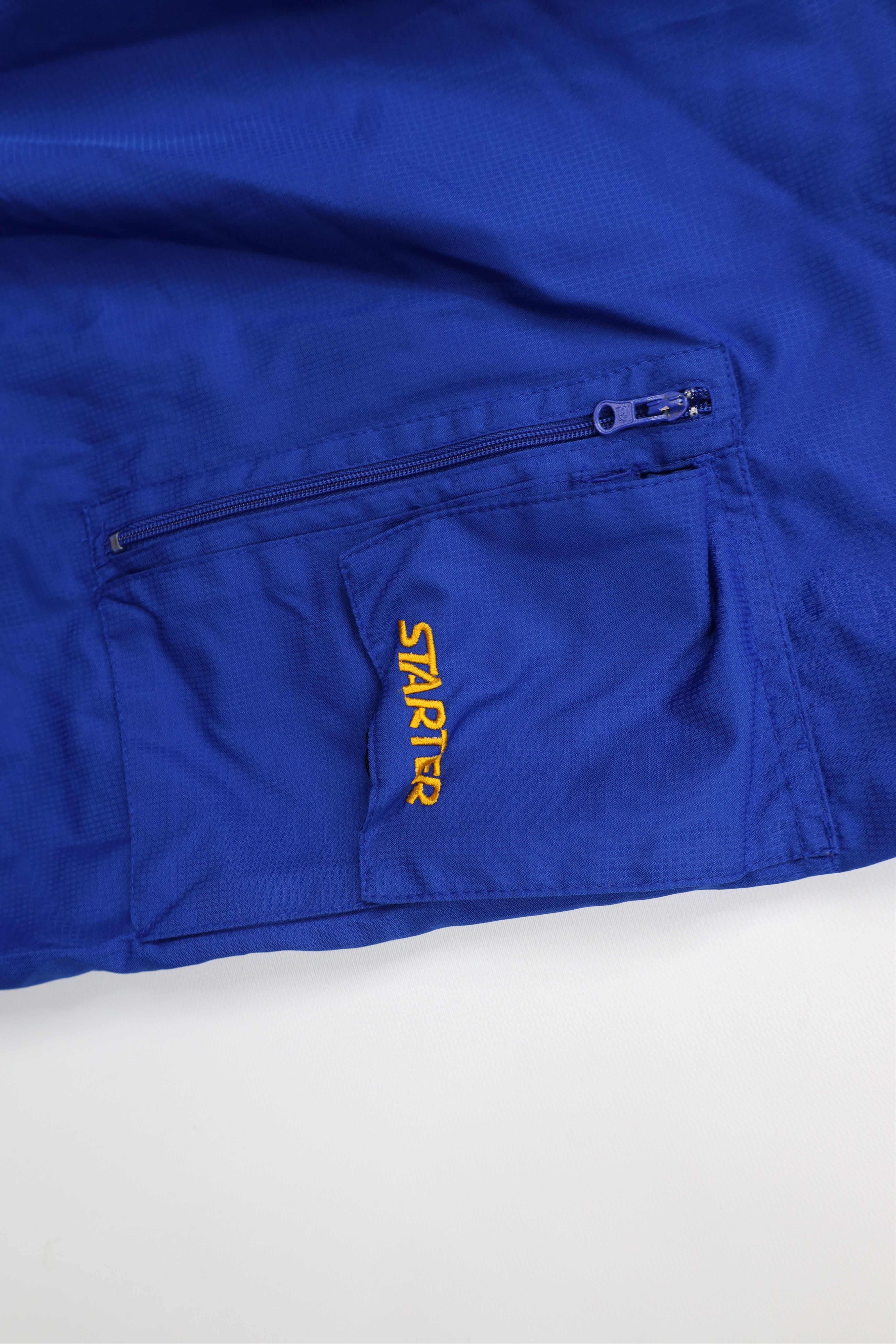Starter Vintage 90s Starter Adjustable Cuff Wide Leg Cargo Pants Size US 36 / EU 52 - 6 Thumbnail