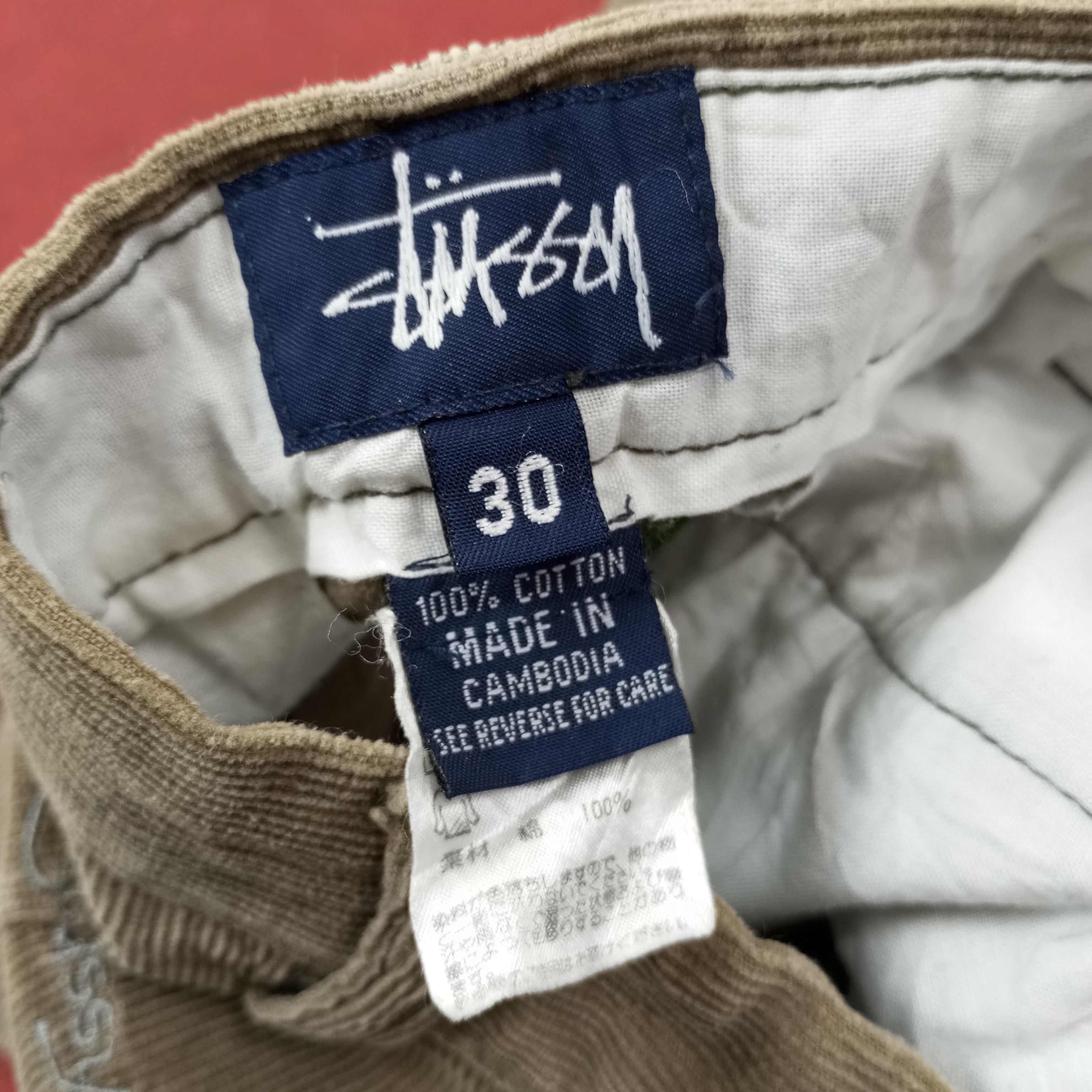 Stussy Stussy Streetwear Custom Art Corduroy Pants c228n25 Size US 29 - 15 Thumbnail