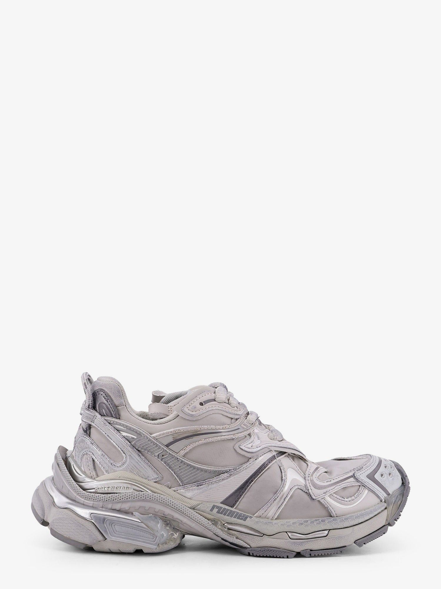 Balenciaga Runner 2 Nylon Low-Top Sneakers With Leather Inserts Size US 6 / IT 36 - 1 Thumbnail