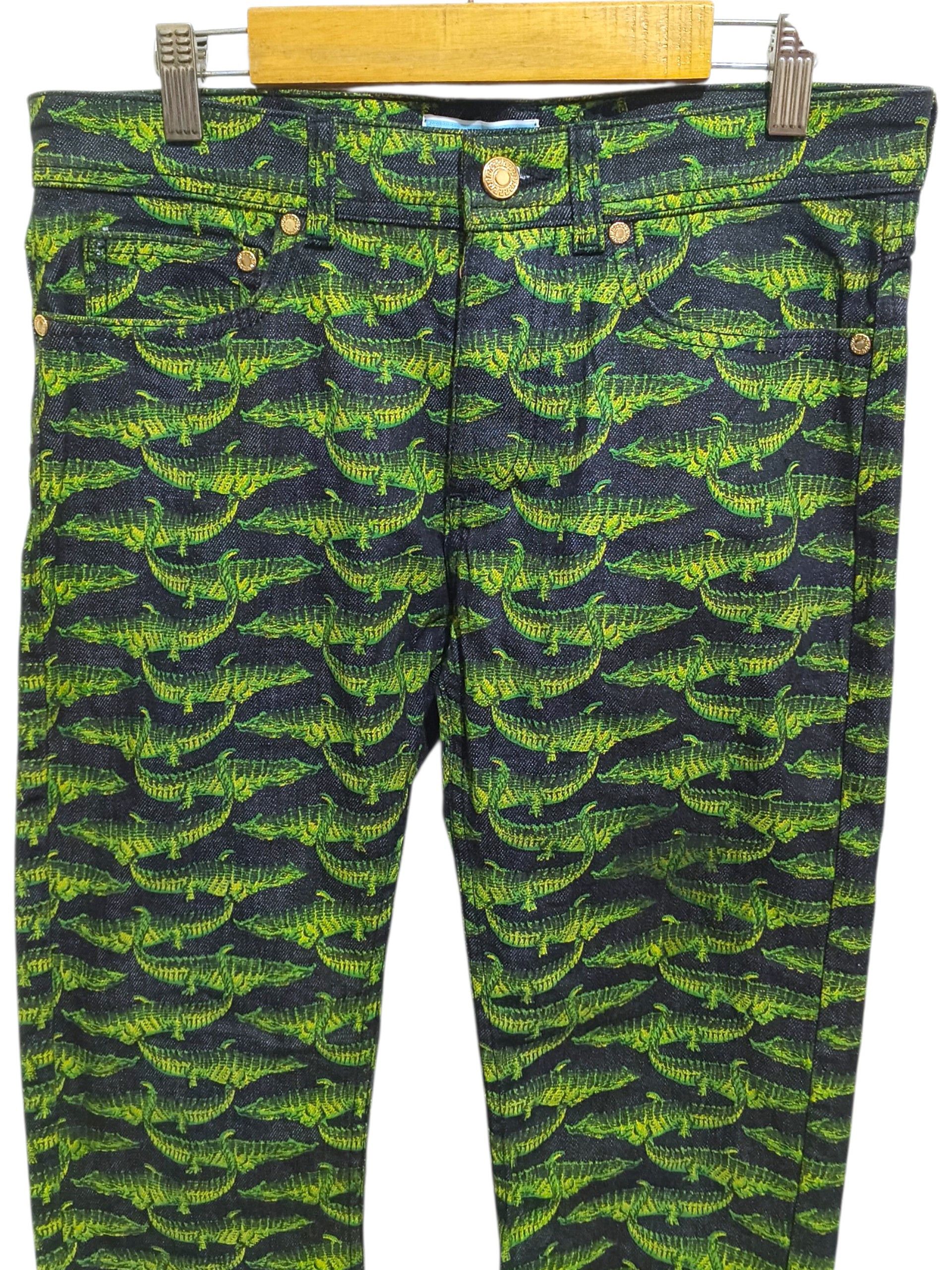 H&M × Versace Versace x HM FW 2011 Crocodile Allover Print Deni Size US 29 - 3 Thumbnail